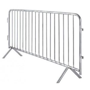 Temporary Perimeter Fencing\Blue Portable Crowd Control Barriers Fence With Flat