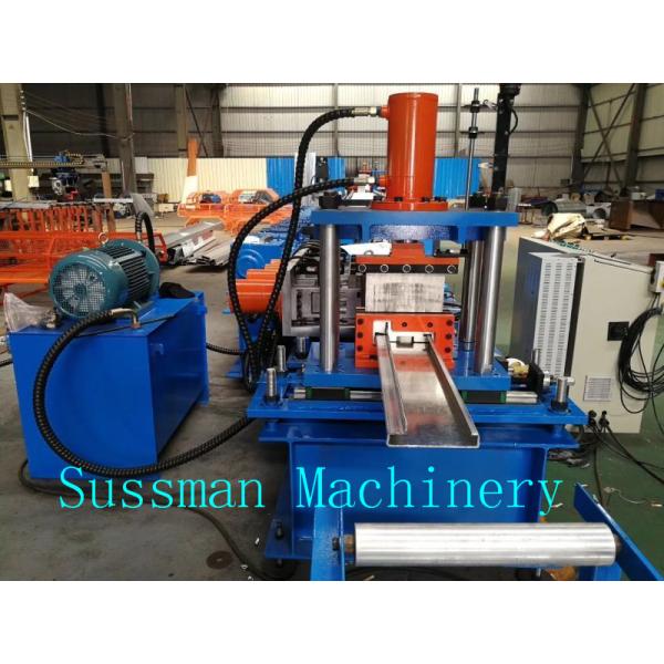 15KW Main Power Container House Steel Beam Roll Forming Machine With Stop Cutting