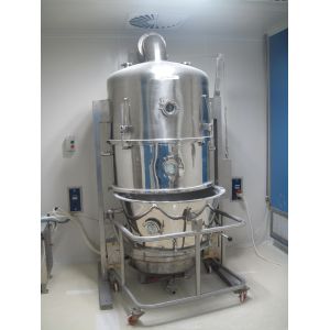 Pharmacy Dust Collect Fluidized Granulating Machine With Releasing Hole