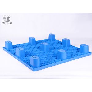 Lightweight Nestable HDPE Plastic Pallets With 9 Legs And Open Deck P1010 4
