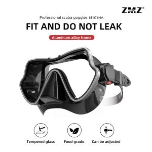 Underwater Diving Training Panoramic Snorkel Mask Goggles Waterproof