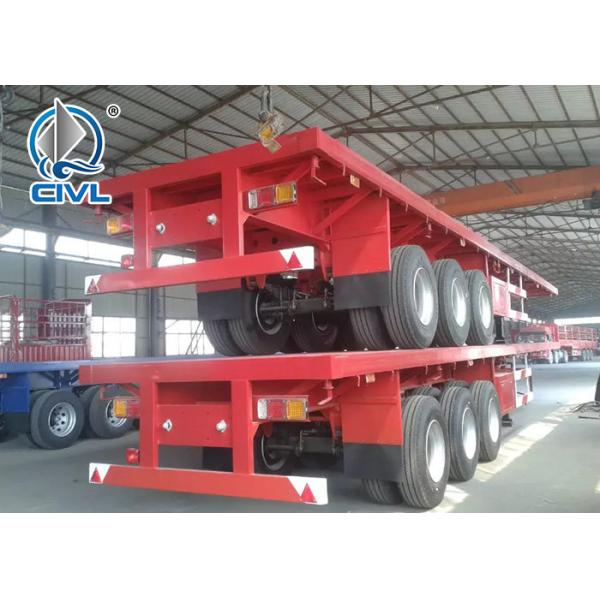 40 Feet Flatbed Semi Trailer With 3 Axles, Semi Trailer Truck from China