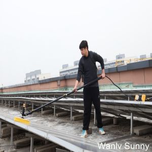 Cleaning Tool Nylon Telescopic Water Fed Pole Extendable Brush for Solar Panels