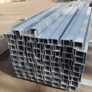 U-shaped Post for Hot Dip Galvanized Highway Guardrail Easy to Replace Safe to