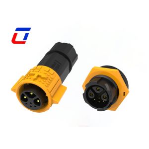 China Outdoor Waterproof Connector M19 3+4 Pin  IP67 Waterproof Connector Wire To Board on sale