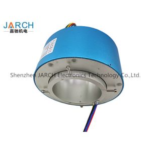 Industrial 200mm Through Bore Slip Ring IP54 For Semiconductor Handling Systems