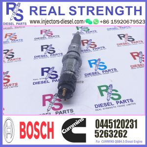 High Quality New Diesel Fuel Injector 5263262 0445120231 For Komatsu PC200-8