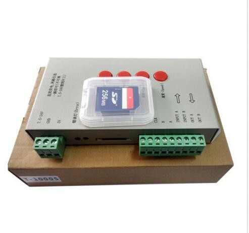 T-1000S 256M SD Card LED Pixel Controller, Full Color Controller for IC LPD6803