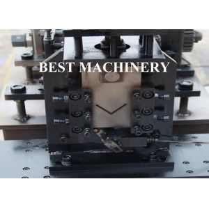 Steel Wall Angle Bar Cold Roll Forming Machine L Shape Bead Perforated
