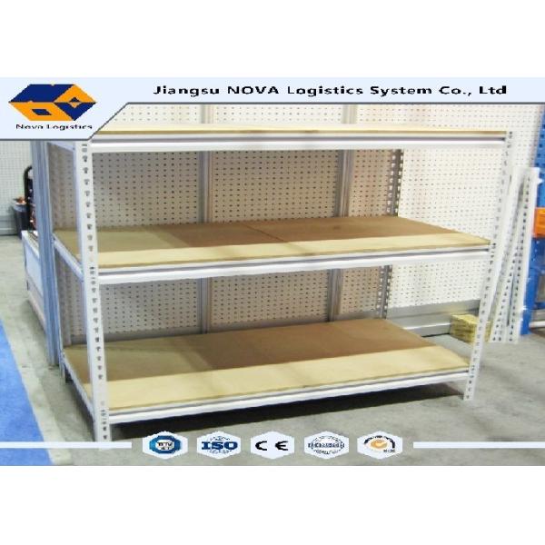 CE Boltless Metal Shelving With Multi Level Picking Modules , Warehouse Storage Racks Household