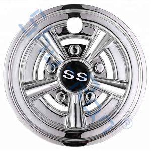 China Golf Cart SS Wheel Covers Hub Caps for Most Golf Carts 8 inch on sale