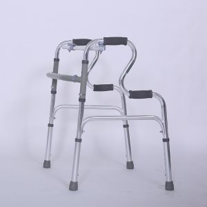 Durable Lightweight Mobility Walker , Elder Disabled Drive Deluxe Folding Walker