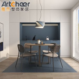 China E1/Eco-Friendly Material Modern Contemporary White PVC RTA Shaker Kitchen Cabinet Set on sale