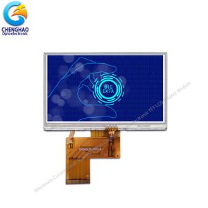 Cheap TN Transmission Resistive Lcd Touch Screen 4.3&quot; Halogen Free TFT RTP for sale