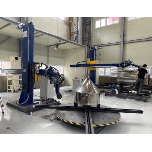 CNC Automatic Polishing Machine For Steel Toricone Head Surface Polishing