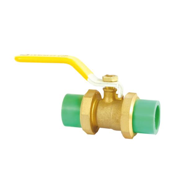 Quality MOP5 Full Port Lp Gas Ball Valve Yellow Handle Gas Valve rustproof wholesale