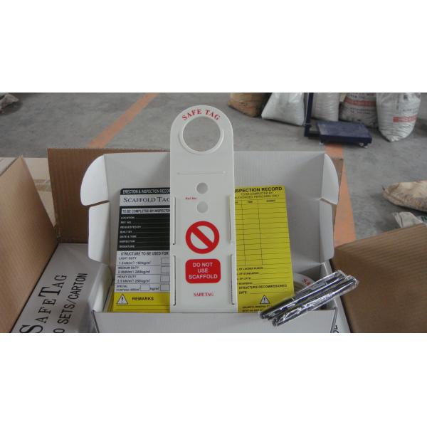 Quality Scaffolding Safety Products System Kit Plastic Scaffolding Safe Tag Holder wholesale