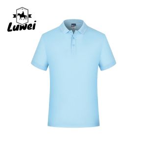 Solid Color Knit Collared Shirt Slim Fit Oversized Short Sleeve