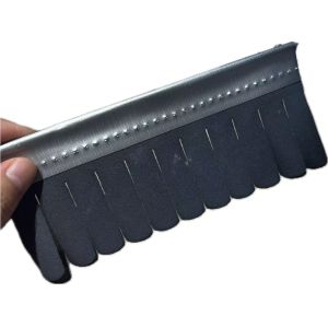 China Industrial Custom Sanding Brush Alumina/Silicon Carbide Material Bristles Bamboo Stick Base Strip Brush For Wood Craft Polishing on sale