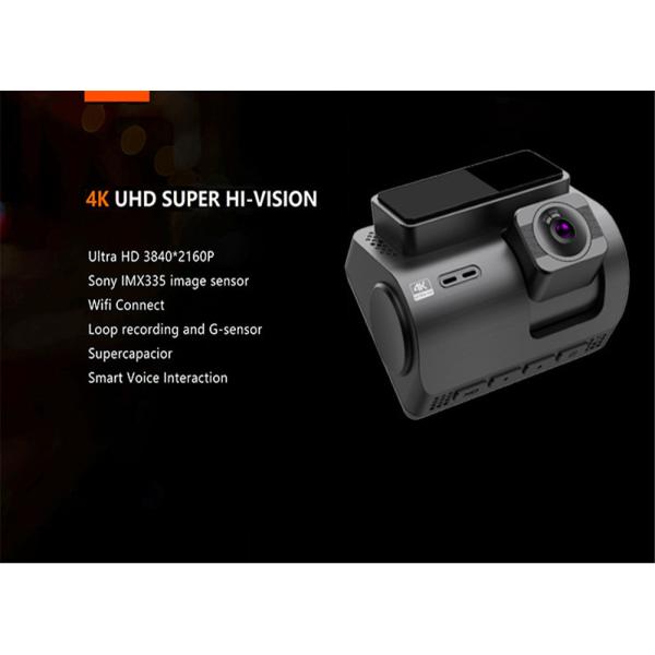 SONYIMX335 4K Dashcam Dual WiFi GPS Front Inside Back Car DVR