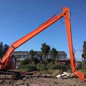 ISO9001 Boom Arm Bucket 40T Subway Construction Long Arm Backhoe