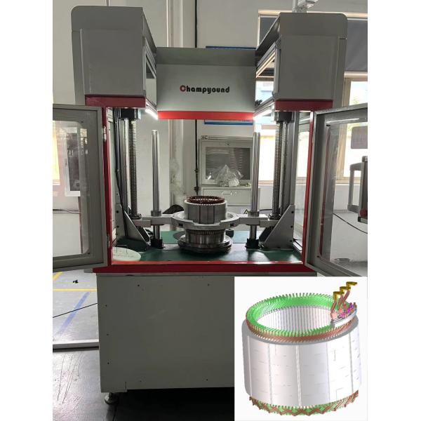 Quality 6 Layers Flat Wire Stator Winder Servo Motor Coil Making Machine ODM wholesale