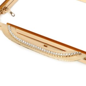 Odorless Double Clutch Frame Hardware Gold Purse Frame ROSH Waterproof