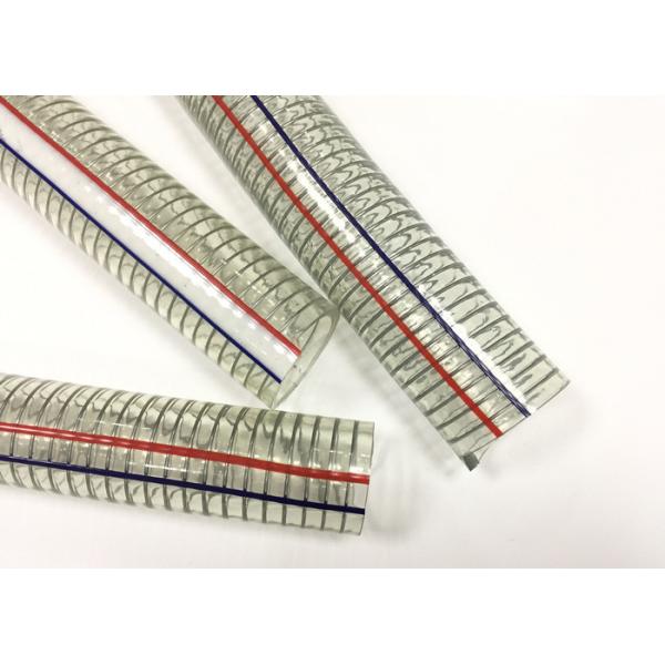 Quality Large Diameter PVC Spiral Steel Wire Reinforced Hose Flexible Anti Abrasion wholesale