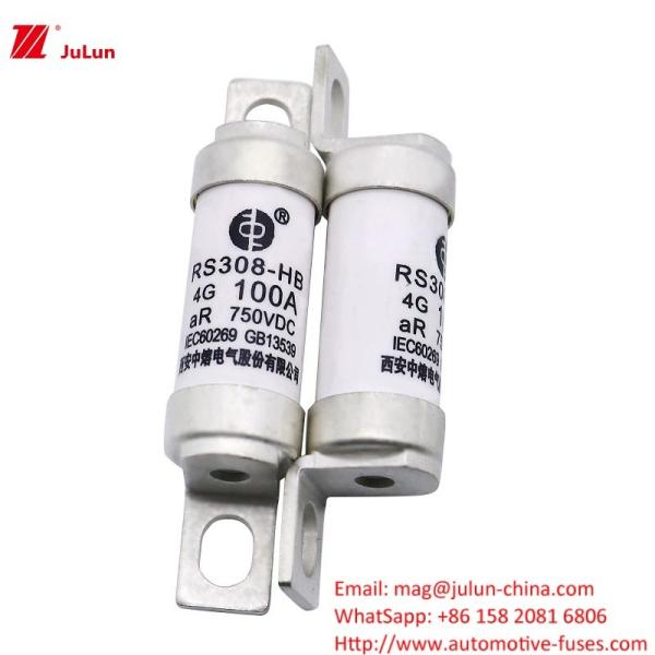 Quality Electric Vehicle Fuse for Electric Power Current 32A-100A Bolt on Fuses Model RS308-HB4G wholesale