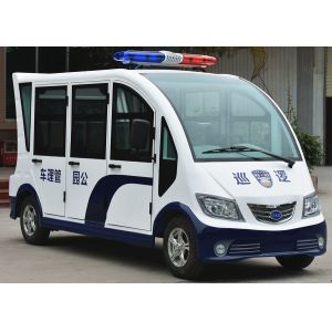 8 Seats Enclosed Passenger Cabin Electric Sightseeing Car With Horn Speaker For