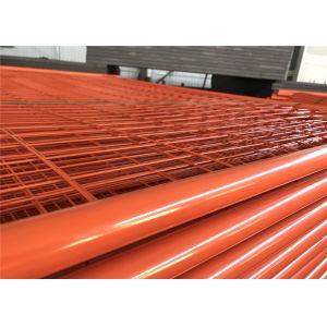 High visibility Orange Color Temporary Fencing Panels 2.1mx2.5m super panels OD