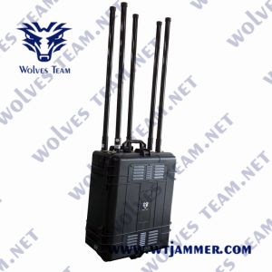 Software control Bomb IED Military Wireless signal Jammer Shockproof Waterproof