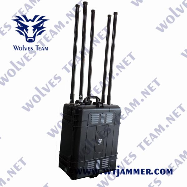 Software control Bomb IED Military Wireless signal Jammer Shockproof Waterproof