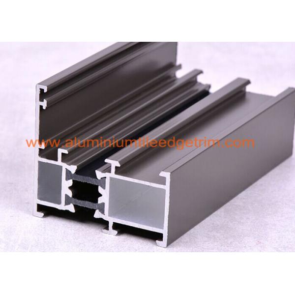 Sound Insulation Extruded Aluminum Window Frame Section Profile Thermal Break