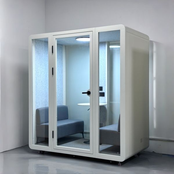 Quality Prefabricated Office Pod with 7-layer Acoustic Structure 7 Main Components and 3-color LED Lighting wholesale