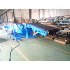 Telescopic Belt Conveyor with front rotary tongue conveyor