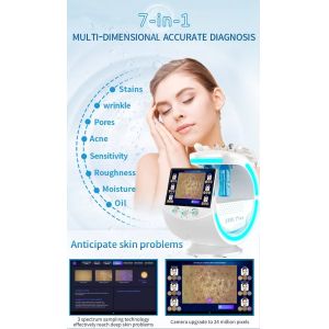 Intelligent Hydrafacial Dermabrasion Machine 7 In 1 Hydra Machine Stationary