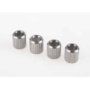 SUS316F CNC Lathe Parts Stainless Steel Knurled Nut M8.5 With Zinc Plated Finish