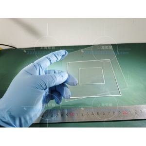 4inch square Sapphire Optical Windows Transparent Mirror Polished