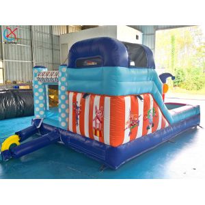 Factory Inflatable Colorful Candy Inflatable House And Slide Jumping Castle