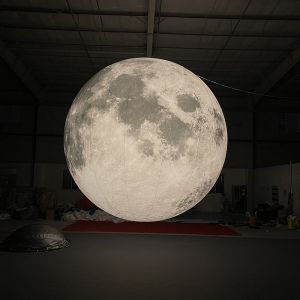 2 m Giant LED Lighting Moon Balloon Inflatable Globe Planet Solar System Balloon
