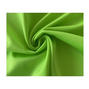 Green Shiny Recycled Lycra Nylon Spandex Fabric 4 Way Stretch For Swimwear