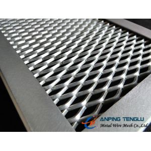 SS304 Expanded Metal Sheet, 60mm(LWD)×22mm(SWD), 2.6mm×2.8mm Strand