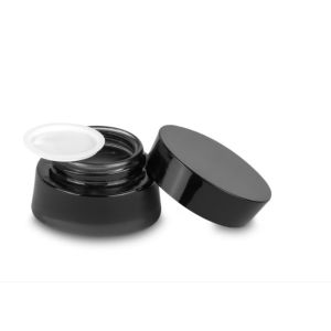 Black 30ml 1 Ounce Empty Cosmetic Bottles Refillable With Glass Pipette