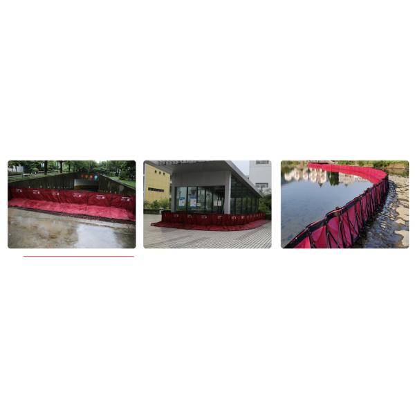 Height 60cm red ABS plastic anti-uv coating flood baffier