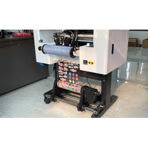 30CM UV DTF Printer with Two Head A3 UV DTF for Bottle Acrylic Plastic