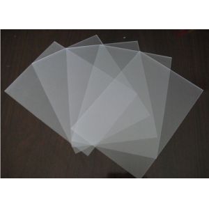 Thin White Translucent Plastic Sheet , Matte Pvc Flat Sheet 1500mm Max Width