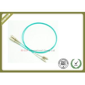 LC - SC OM3 Fiber Optic Patch Cord Multimode Duplex 30m 50/125 10Gb Aqua