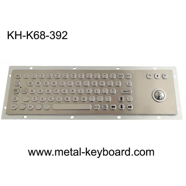 PS2 USB IP65 Industrial PC Keyboard , Stock Trading 25mm Laser Trackball