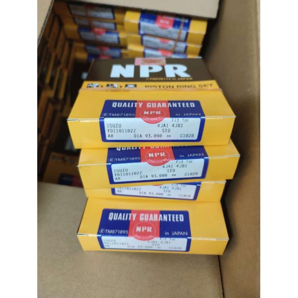 Isuzu 4JB1 4JA1 Piston Rings 8-94247-867-0, 5-87311082-097710771 YDI10110ZZ,